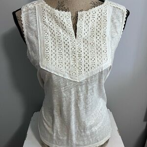 Calvin Klein Cream Lace Tank Top